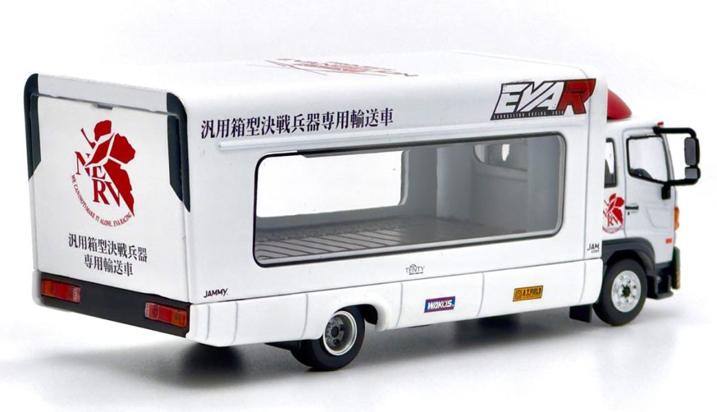 [即將到貨 請點貨到通知] POP RACE 1/64 EVA Racing Trans Porter HINO 500 運輸車 NERV POP RACE 1/64 EVA Racing Trans Porter HINO 500 運輸車 NERV