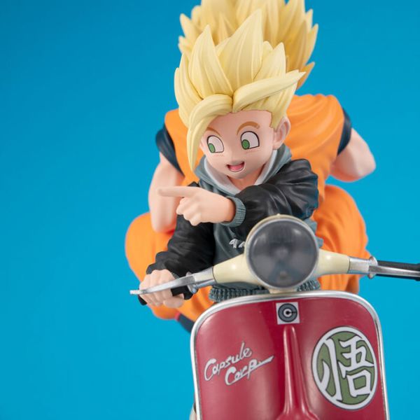 MegaHouse 桌上系列EX 七龍珠 Z 超級賽亞人悟空＆超級賽亞人悟飯＆摩托車 PVC完成品 MegaHouse 桌上系列EX 七龍珠Z 超級賽亞人悟空＆超級賽亞人悟飯＆摩托車 PVC完成品