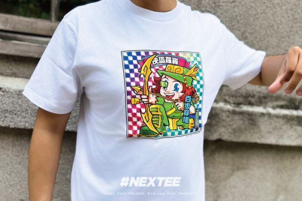 NEXTEE KIRAKIRABUSI 俠盜羅賓 短袖T恤 白色 NEXTEE KIRAKIRABUSI 俠盜羅賓 短袖T恤 白色