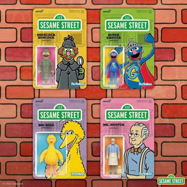 Super 7 芝麻街 格羅弗 Wave 03 3.75吋 可動完成品 Super 7 芝麻街 格羅弗 Wave 03 3.75吋 可動完成品
