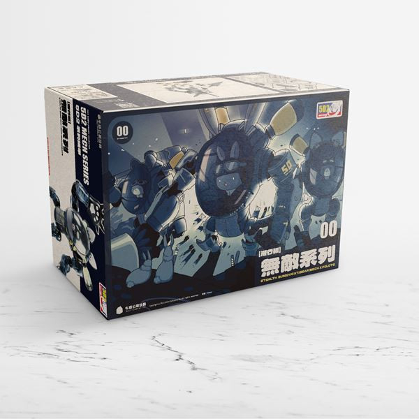 牛奶玩具 5D2 Mech Series 貓咪機甲＆兔子機甲＆黑熊機甲 黑透版 組裝模型 分別販售 牛奶玩具 5D2 Mech Series 貓咪機甲＆兔子機甲＆黑熊機甲 黑透版 組裝模型 分別販售
