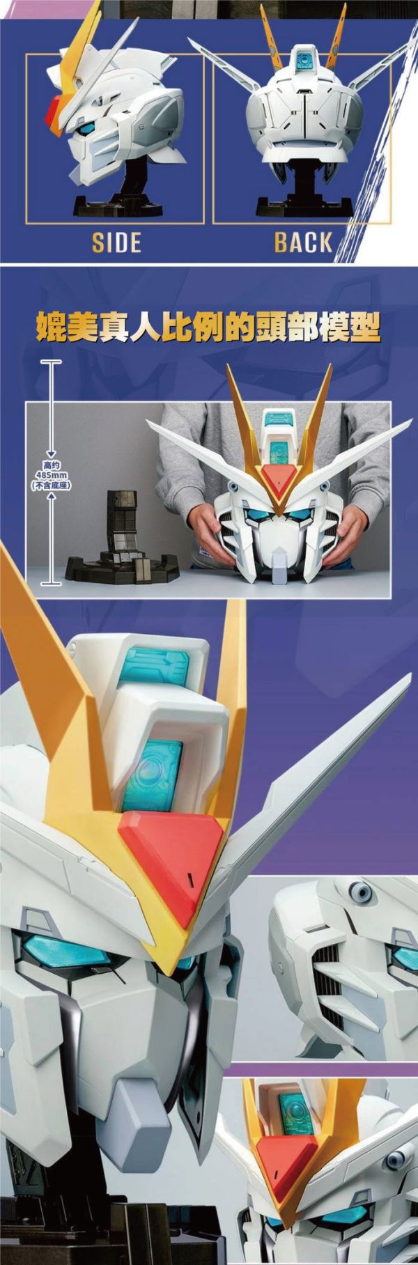 BANDAI BN HEAD COLLECTION 機動戰士鋼彈SEED FREEDOM 振揚自由鋼彈 BANDAI BN HEAD COLLECTION 機動戰士鋼彈SEED FREEDOM 振揚自由鋼彈