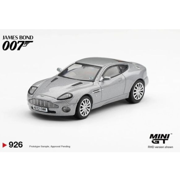 (預購) [吊卡版] MINIGT 奧斯頓馬丁 Aston Martin V12 Vanquish "Die Another Day" 英文版 RHD MGT00926-007E 20261001 [吊卡版] MINIGT 奧斯頓馬丁 Aston Martin V12 Vanquish "Die Another Day" 英文版 RHD MGT00926-007E