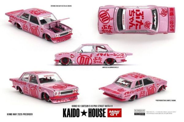 Kaido House x MINIGT 1/64 達特桑 Datsun 510 Pro Street Buta V1 KHMG161 Kaido House x MINIGT 1/64 達特桑 Datsun 510 Pro Street Buta V1 KHMG161