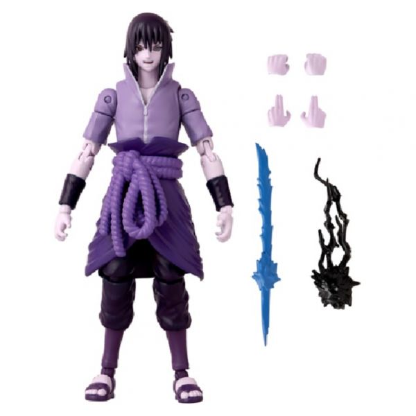 BANDAI ANIME HEROES 火影忍者 疾風傳 宇智波佐助 輪迴眼＆萬花筒寫輪眼 可動公仔  BANDAI,ANIME HEROES,火影忍者,疾風傳,宇智波佐助 ,輪迴眼,＆,萬花筒寫輪眼,可動公仔, 