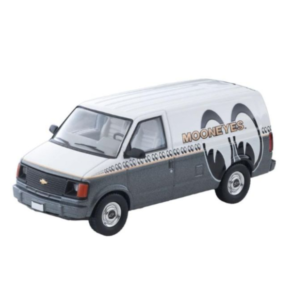 (預購) TOMYTEC 1/64 LV-N344c 雪佛蘭 Chevrolet Astro Van MOONEYES (白/灰) 20260726 TOMYTEC 1/64 LV-N344c 雪佛蘭 Chevrolet Astro Van MOONEYES (白/灰)