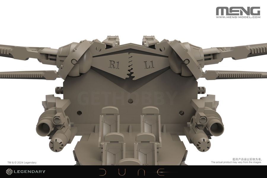 MENG 1/72 沙丘 Dune 哈肯能撲翼機 組裝模型 MENG 1/72 沙丘 Dune 哈肯能撲翼機 組裝模型