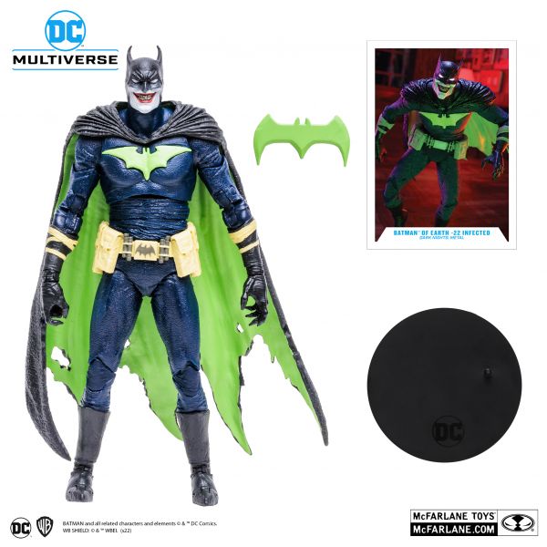 McFarlane Toys 麥法蘭 7吋 DC MULTIVERS 黑暗騎士 金屬 地球22 感染蝙蝠俠 可動完成品 McFarlane Toys,麥法蘭,7吋,DC,MULTIVERS,黑暗騎士 ,金屬,地球22,感染蝙蝠俠,可動完成品,
