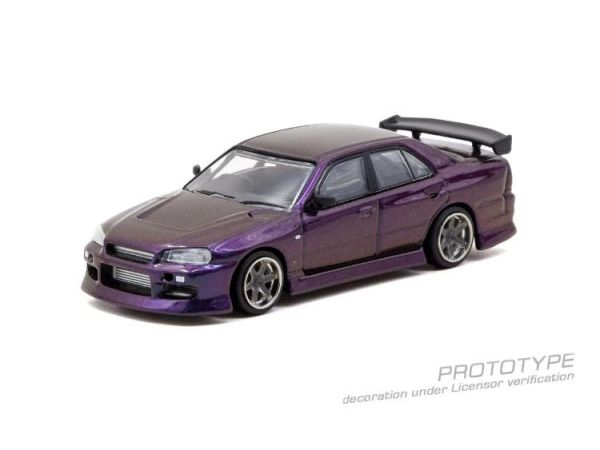 (預購) TARMAC WORKS 1/64 日產 GLOBAL64 URAS Skyline ER34 Midnight Purple T64G-088-MP 20260622 TARMAC WORKS 1/64 日產 GLOBAL64 URAS Skyline ER34 Midnight Purple T64G-088-MP