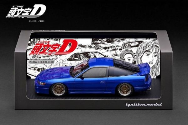 (預購) ignition 1/18 頭文字D 日產 NISSAN Sileighty Blue 碓冰崖 佐藤真子/沙雪 IG4069 20260607 ignition 1/18 頭文字D 日產 NISSAN Sileighty Blue 碓冰崖 佐藤真子/沙雪 IG4069