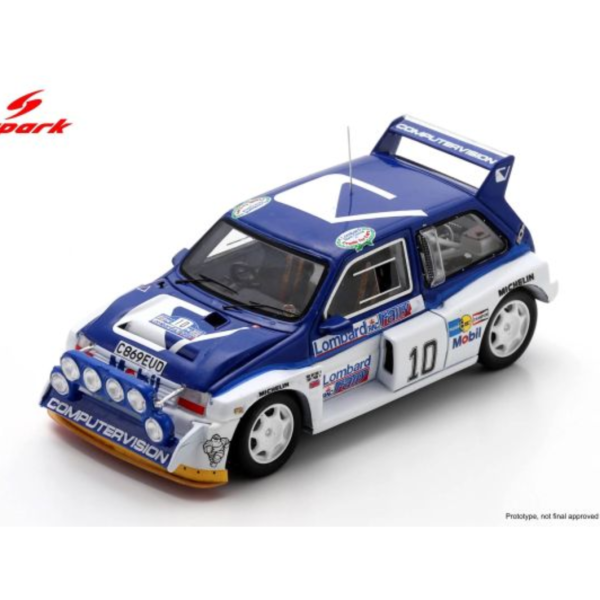 (預購) SPARK 1/43 MG Metro 6R4 No.10 3rd RAC Rally 1985 S8157 20260924 SPARK 1/43 MG Metro 6R4 No.10 3rd RAC Rally 1985 S8157