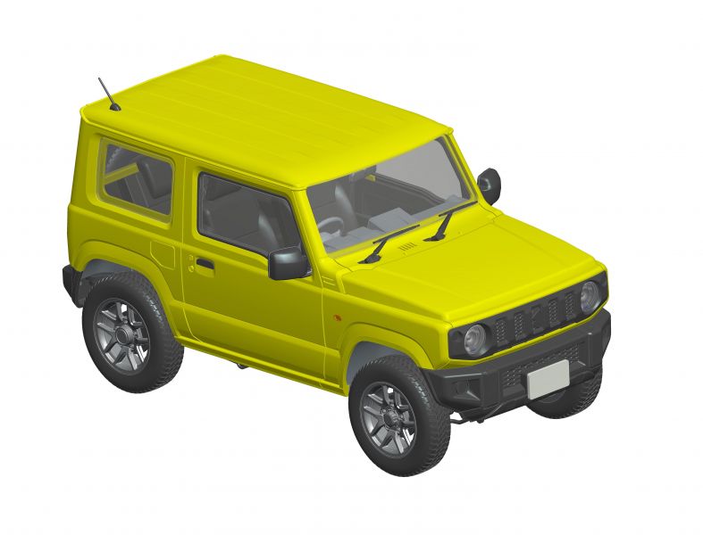1/24 SUZUKI Jimny 動力黃 JB64 XC FUJIMI 車NX17 富士美 組裝模型 FUJIMI,1/24,NEXT,TOYOTA,FJ,Cruiser,SUZUKI,Jimny,JB23,藏青黑,JB64,Kinetic,yellow,動力黃,