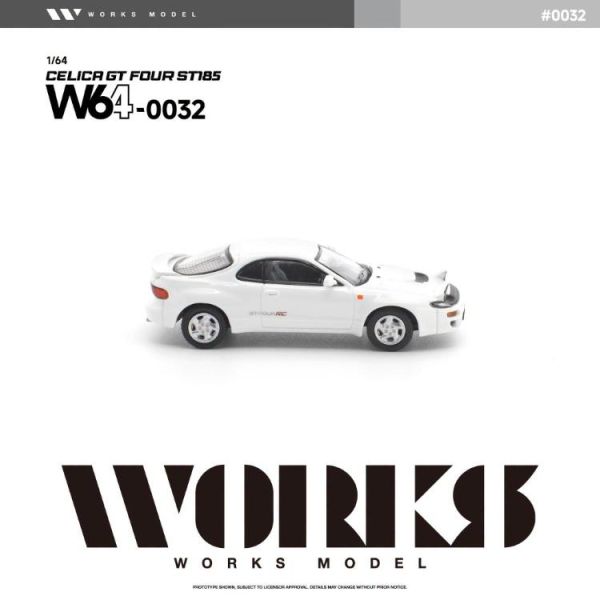 (預購) WORKS MODEL 1/64 豐田 TOYOTA CELICA GT FOUR ST185 W640032 20260708 WORKS MODEL 1/64 豐田 TOYOTA CELICA GT FOUR ST185 W640032