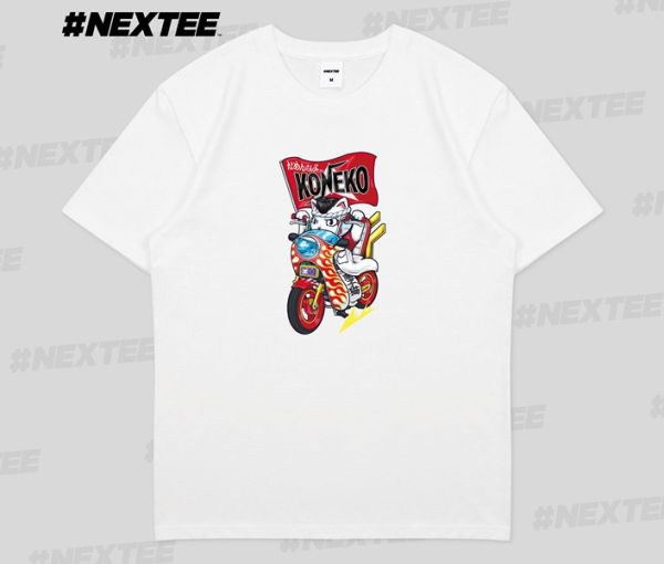 NEXTee KONEKO 湘南貓 短袖T恤 白色 NEXTee KONEKO 湘南貓 短袖T恤 白色