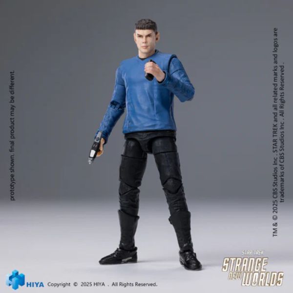 Hiya Toys 極致迷你系列 1/18 10.5CM 星際爭霸戰 奇異新世界 史巴克 可動完成品 EMS0196 Hiya Toys 極致迷你系列 1/18 10.5CM 星際爭霸戰 奇異新世界 史巴克 可動完成品 EMS0196