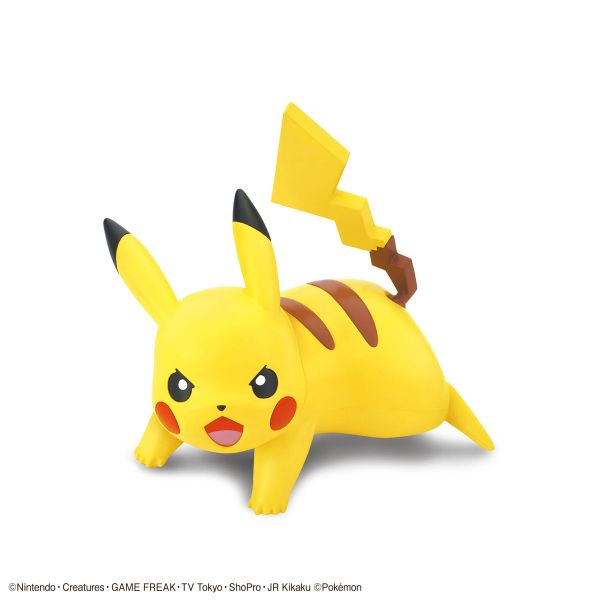 BANDAI 精靈寶可夢 神奇寶貝 Pokemon PLAMO 快組系列 003 皮卡丘 戰鬥姿勢 組裝模型 BANDAI POKEPLA QUICK #03 精靈寶可夢 皮卡丘 戰鬥姿勢 免工具組裝模型