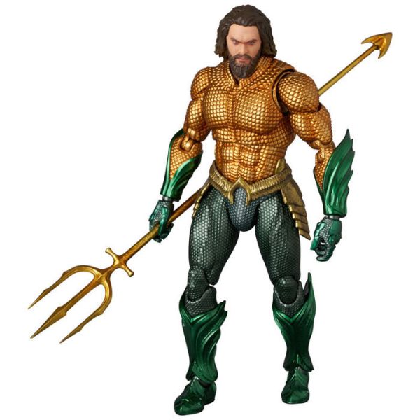 Medicom Toy MAFEX 水行俠：失落王國 水行俠 金綠戰服ver. 可動完成品 Medicom Toy MAFEX 水行俠：失落王國 水行俠 金綠戰服ver. 可動完成品