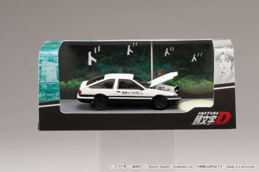 Hobby JAPAN 1/64 豐田 Toyota SPRINTER TRUENO GT APEX (AE86) / 頭文字D場景系列 藤原拓海 VS 秋山渉 正丸山道戰 HJ641052DC Hobby JAPAN 1/64 豐田 Toyota SPRINTER TRUENO GT APEX (AE86) / 頭文字D場景系列 藤原拓海 VS 秋山渉 正丸山道戰 HJ641052DC