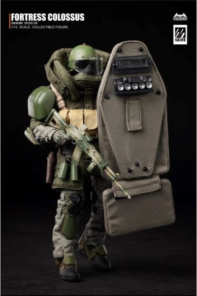 HASUKI 1/12 SA02 Salvo系列 黑色行動 盾兵 可動完成品 HASUKI 1/12 SA02 Salvo系列 黑色行動 盾兵 可動完成品