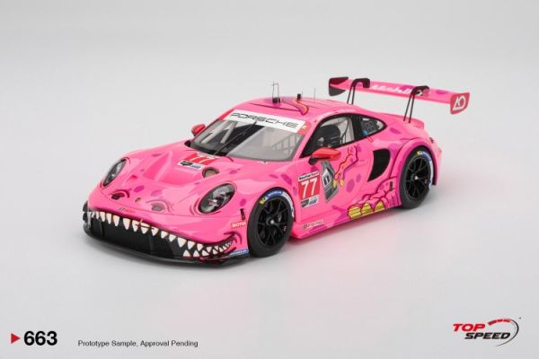 (預購) 粉紅暴龍 TOP SPEED 1/18 保時捷 Porsche 911 GT3 R (992) #77 AO Racing 2025 IMSA Detroit Grand Prix TS0663 20251121 粉紅暴龍 TOP SPEED 1/18 保時捷 Porsche 911 GT3 R (992) #77 AO Racing 2025 IMSA Detroit Grand Prix TS0663