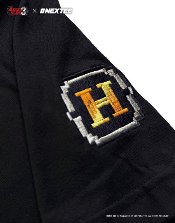 NEXTee 合金彈頭MetalSlug Hadouken 短袖T恤 黑&白 分別販售 NEXTee 合金彈頭MetalSlug Hadouken 短袖T恤 黑&白 分別販售