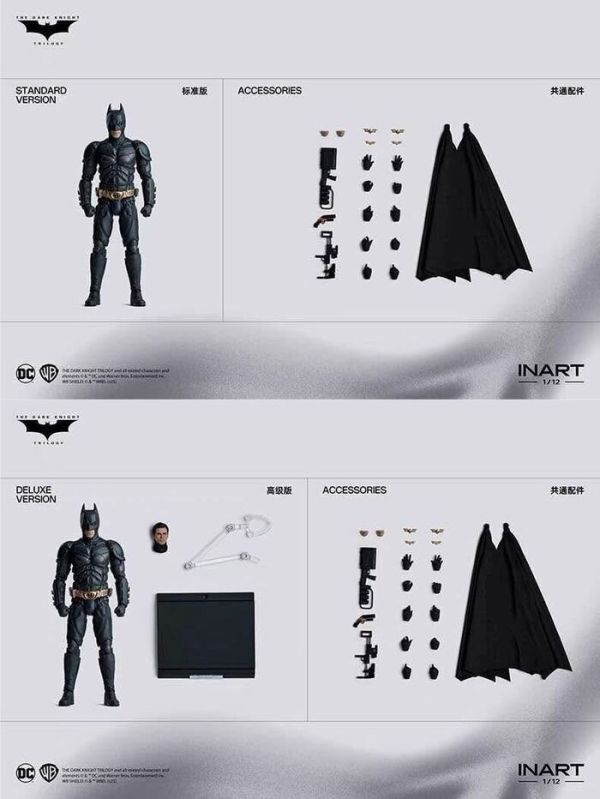 Queen studios INART 1/12 蝙蝠俠：黑暗騎士崛起 可動完成品 分別販售 Queen studios INART 1/12 蝙蝠俠：黑暗騎士崛起 可動完成品 分別販售