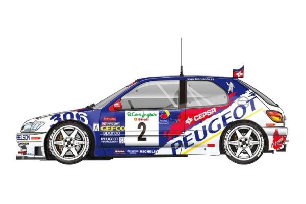 (預購) PLATZ 1/24 寶獅306 Maxi EVO2 1998 加那利群島拉力賽冠軍 BX24052 20260728 PLATZ 1/24 寶獅306 Maxi EVO2 1998 加那利群島拉力賽冠軍 BX24052