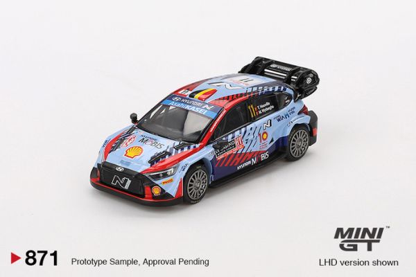 MINIGT 1/64 現代 Hyundai i20 N Rally1 Hybrid #11 WRC賽車 LHD 左駕 MGT00871-L 2024 Rallye Monte-Carlo Winner MINIGT 1/64 現代 Hyundai i20 N Rally1 Hybrid #11 WRC賽車 LHD 左駕 MGT00871-L 2024 Rallye Monte-Carlo Winner
