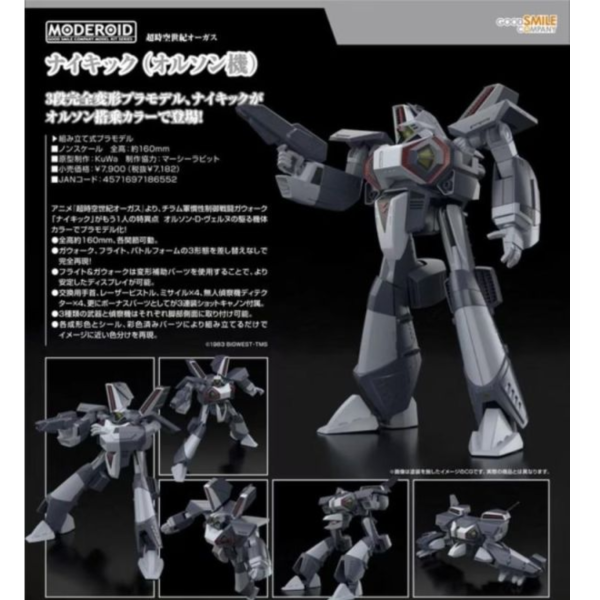 (預購) Good Smile MODEROID 超時空世紀 NIKICK 奧爾森機 組裝模型 20260610 Good Smile MODEROID 超時空世紀 NIKICK 奧爾森機 組裝模型