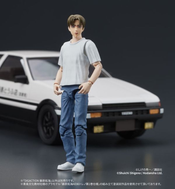 (預購) DIG 1/24 DIGACTION 頭文字D 藤原拓海 可動完成品 20251111 DIG 1/24 DIGACTION 頭文字D 藤原拓海 可動完成品