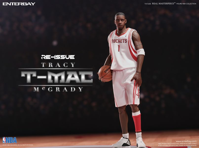 絕版斷貨中 ENTERBAY 1/6 NBA系列 崔西•麥葛瑞迪 Tracy McGrady T-Mac 休士頓火箭隊 可動完成品 ENTERBAY 1/6 NBA系列 崔西•麥葛瑞迪 Tracy McGrady T-Mac 休士頓火箭隊 可動完成品
