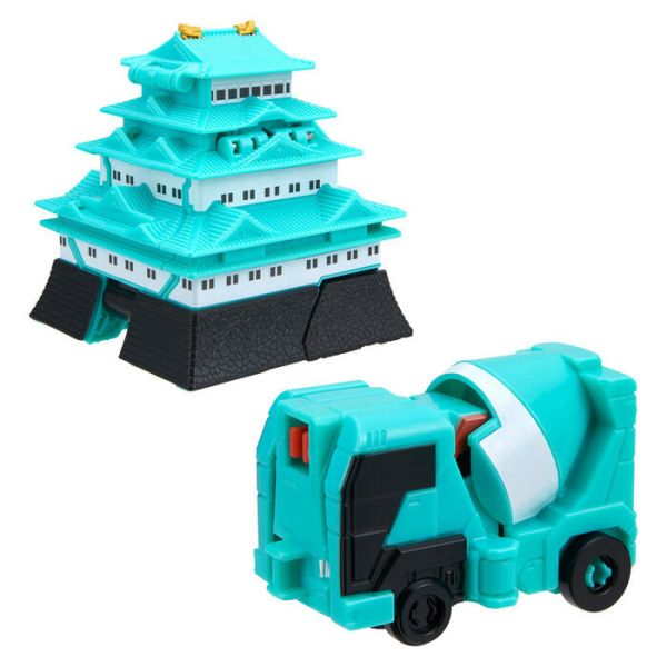 BANDAI UNITO機器人 名古屋城 攪拌車 BANDAI UNITO機器人 名古屋城 攪拌車