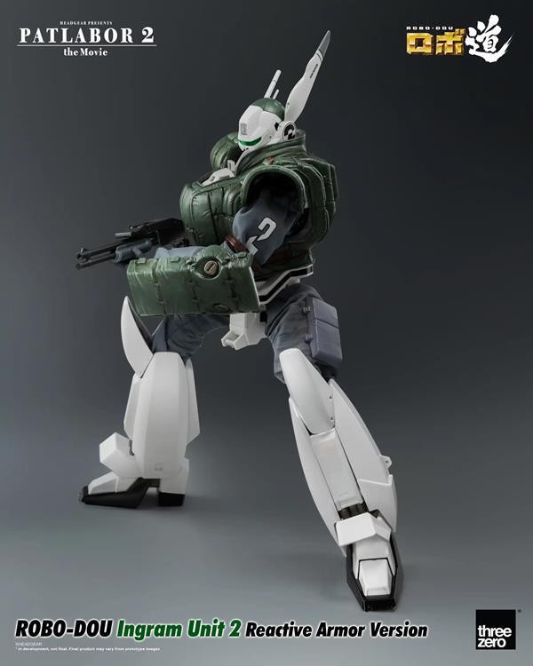 threezero 機動警察劇場版Ⅱ ROBO-DOU 英格倫2號機反應裝甲 可動完成品 threezero 機動警察劇場版Ⅱ ROBO-DOU 英格倫2號機反應裝甲 可動完成品