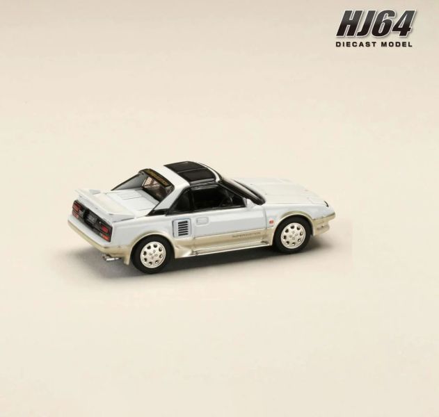 Hobby JAPAN 1/64 豐田 Toyota MR2 1600G-LIMITED SUPER CHARGER 1988 T型天窗 超級版 金屬米白(雙色) Hobby JAPAN 1/64 豐田 Toyota MR2 1600G-LIMITED SUPER CHARGER 1988 T型天窗 超級版 金屬米白(雙色)