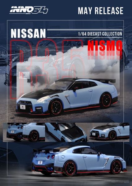 INNO64 1/64 日產 NISSAN GT-R (R35) NISMO SPECIAL EDITION 2022 匿蹤灰 INNO64 1/64 日產 NISSAN GT-R (R35) NISMO SPECIAL EDITION 2022 匿蹤灰