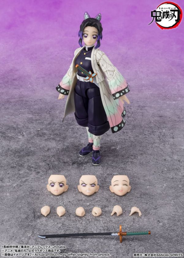 BANDAI S.H.Figuarts SHF 鬼滅之刃 胡蝶忍 可動完成品 BANDAI S.H.Figuarts SHF 鬼滅之刃 胡蝶忍 可動完成品