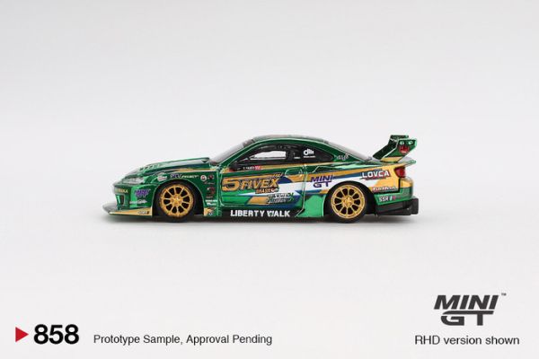 MINIGT 1/64 日產 Nissan LB-Super Silhouette S15 SILVIA LBWK 2024 Fausto Racing 甩尾賽車 RHD 右駕 MGT00858-R MINIGT 1/64 日產 Nissan LB-Super Silhouette S15 SILVIA LBWK 2024 Fausto Racing 甩尾賽車 RHD 右駕 MGT00858-R