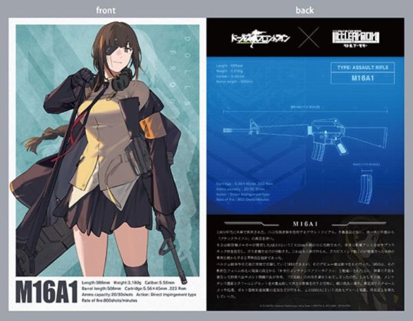 TOMYTEC 1/12 迷你武裝 LADF22 少女前線 M16A1 TYPE 組裝模型 TOMYTEC 1/12 迷你武裝 LADF22 少女前線 M16A1 TYPE 組裝模型