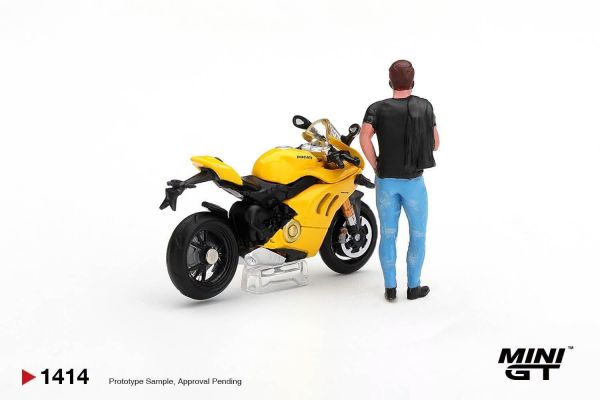 (預購) [盒裝版] MINIGT 1/64 Ducati Panigale V4 S Giallo w/ figure NA 20261022 [盒裝版] MINIGT 1/64 Ducati Panigale V4 S Giallo w/ figure NA