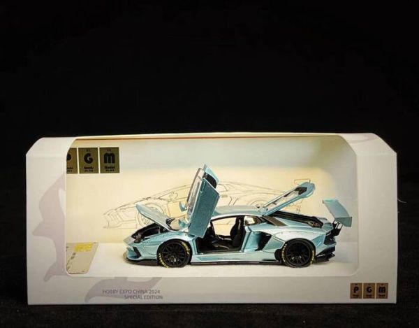 [數量限定] PGM 1/64 藍寶堅尼 自由步行 Lamborghini LBWK LP700-4 冰藍 [數量限定] PGM 1/64 藍寶堅尼 自由步行 Lamborghini LBWK LP700-4 冰藍