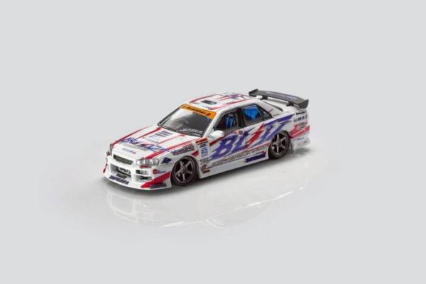Mortal 1/64 日產 NISSAN D1GP BLITZ-ER34 03/06樣式 雙車套裝 Mortal 1/64 日產 NISSAN D1GP BLITZ-ER34 03/06樣式 雙車套裝