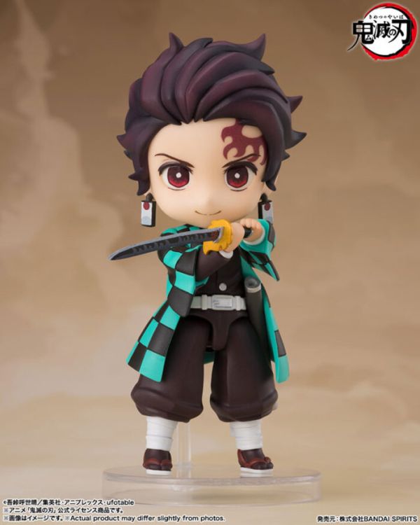 BANDAI Figuarts mini 鬼滅之刃 竈門炭治郎 煉獄杏壽郎的刀鍔日輪刀ver. 可動完成品 BANDAI Figuarts mini 鬼滅之刃 竈門炭治郎 煉獄杏壽郎的刀鍔日輪刀ver. 可動完成品
