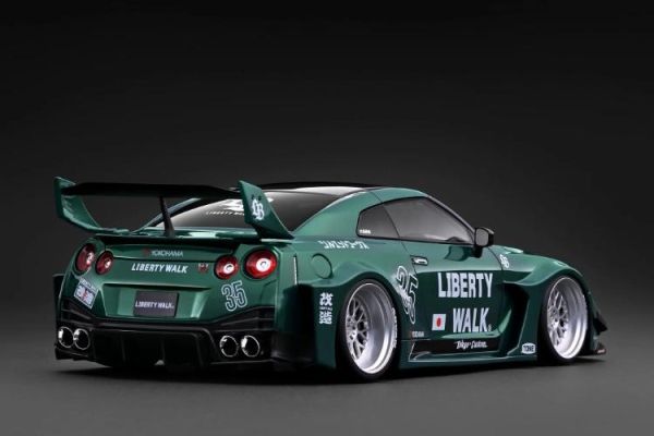 (預購) ignition model 1/18 日產 LB-Silhouette WORKS GT Nissan 35GT-RR Green Metallic IG4140 20260713 ignition model 1/18 日產 LB-Silhouette WORKS GT Nissan 35GT-RR Green Metallic IG4140