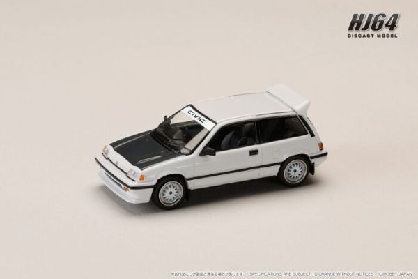 Hobby JAPAN 1/64 本田 Honda CIVIC (AT) LATE VERSION / JDM Street Racer 白 HJ645029W Hobby JAPAN 1/64 本田 Honda CIVIC (AT) LATE VERSION / JDM Street Racer 白 HJ645029W