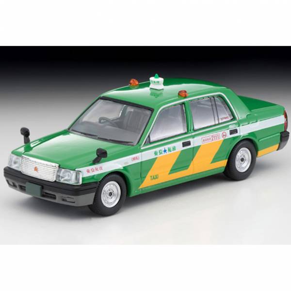 TOMYTEC 1/64 TLV-N218a 豐田 TOYOTA Crown Comfort 東京無線計程車 綠色 TOMYTEC,164,TLVN218a 豐田 TOYOTA Crown Comfort,東京無線計程車