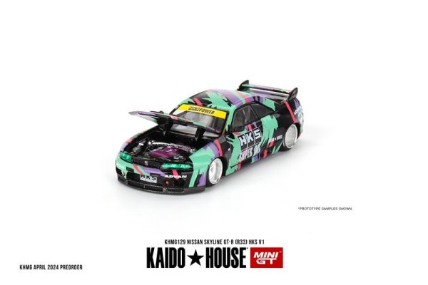 KAIDO HOUSE x MINIGT 1/64 日產 Nissan Skyline GT-R R33 HKS V1 KAIDO HOUSE x MINIGT 1/64 日產 Nissan Skyline GT-R R33 HKS V1