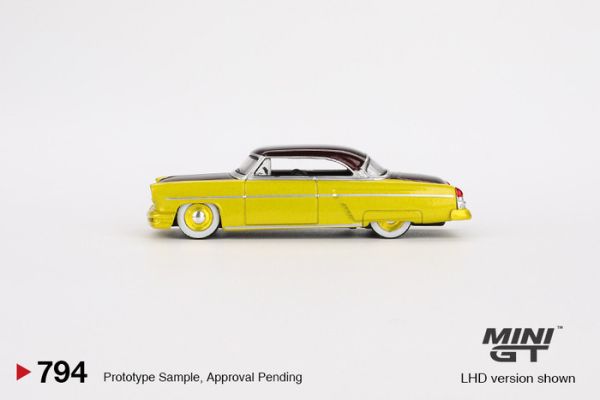 MINIGT 1/64 林肯 Lincoln Capri Hot Rod 1954 萊姆黃 MGT00794-L MINIGT 1/64 林肯 Lincoln Capri Hot Rod 1954 萊姆黃 MGT00794-L