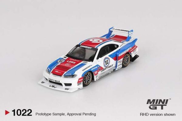 (預購) MINIGT 1/64 日產 Nissan LB-Super Silhouette S15 SILVIA GARASIDRIFT x LBWK 2025 MGT01022-R (預購) MINIGT 1/64 日產 Nissan LB-Super Silhouette S15 SILVIA GARASIDRIFT x LBWK 2025 MGT01022-R