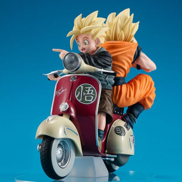 MegaHouse 桌上系列EX 七龍珠 Z 超級賽亞人悟空＆超級賽亞人悟飯＆摩托車 PVC完成品 MegaHouse 桌上系列EX 七龍珠Z 超級賽亞人悟空＆超級賽亞人悟飯＆摩托車 PVC完成品