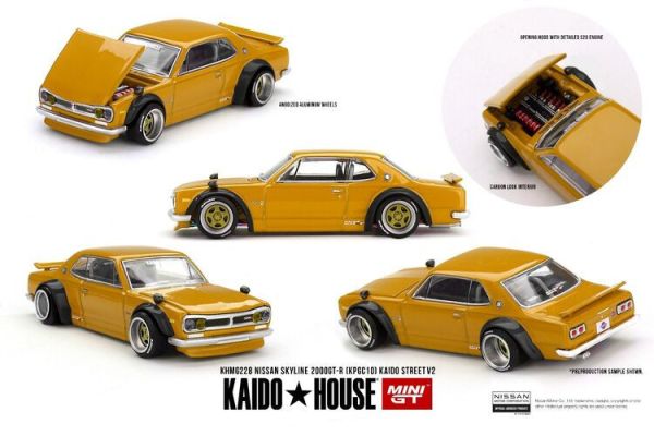 (預購) KaidoHouse x MINIGT 1/64 日產 Nissan Skyline 2000 GT-R (KPGC10) Kaido Street V2 KHMG228 (預購) KaidoHouse x MINIGT 1/64 日產 Nissan Skyline 2000 GT-R (KPGC10) Kaido Street V2 KHMG228